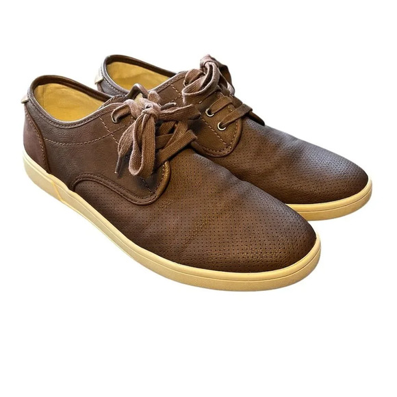 Steve Madden Men's Brown Lace-Up Casual Sneakers Size 11M - Picture 1 of 8